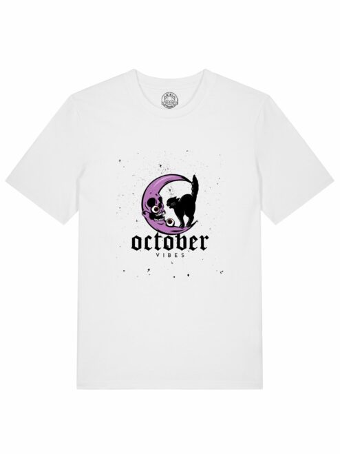Tricou din bumbac organic Premium-October Vibes, Barbati