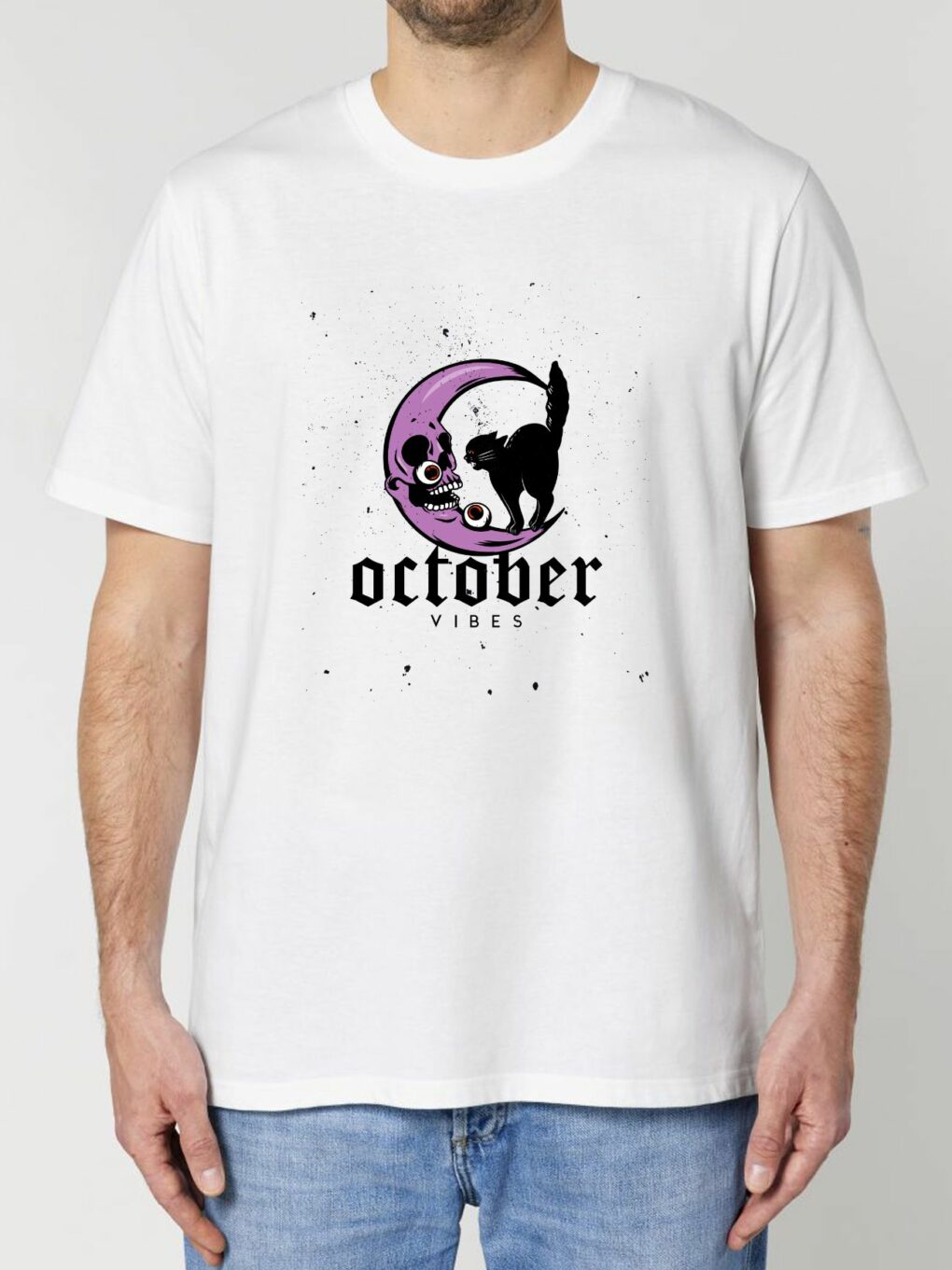 Tricou din bumbac organic Premium-October Vibes, Barbati