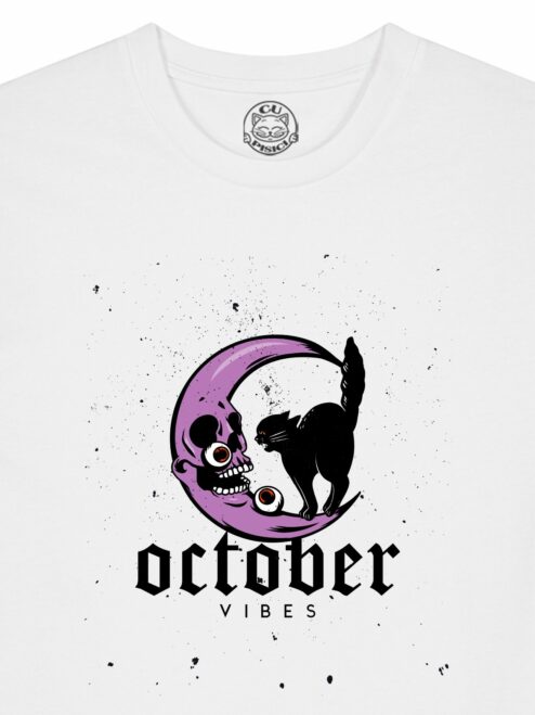 Tricou din bumbac organic Premium-October Vibes, Barbati