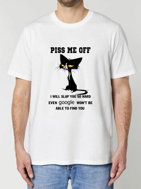 Tricou din bumbac organic Premium-Piss Me Off, Barbati
