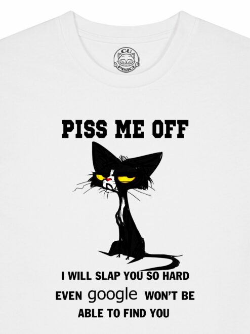 Tricou din bumbac organic Premium-Piss Me Off, Barbati