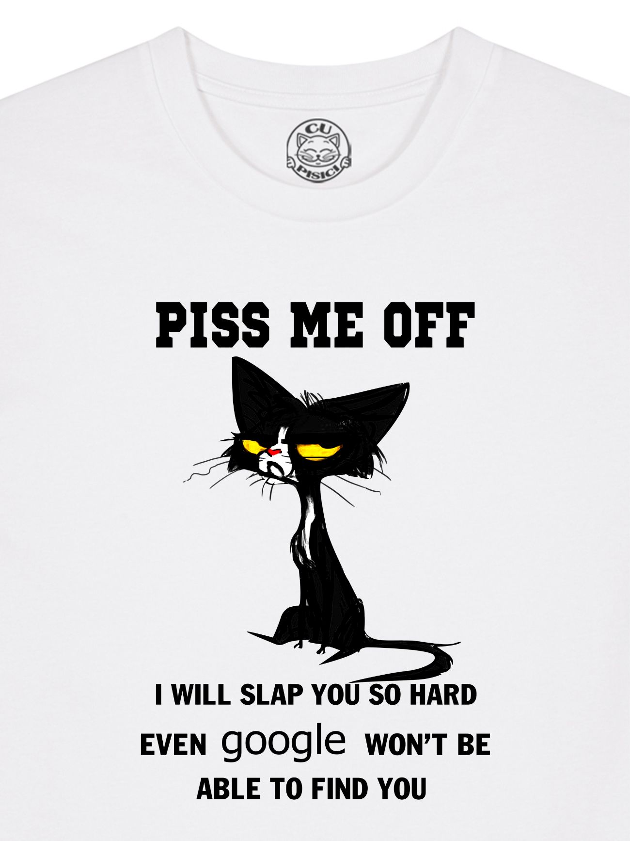 Tricou din bumbac organic Premium-Piss Me Off, Barbati