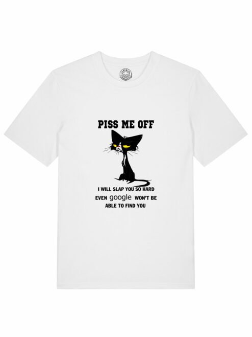 Tricou din bumbac organic Premium-Piss Me Off, Barbati