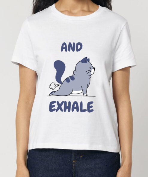 Tricou bumbac organic-And Exhale, Femei