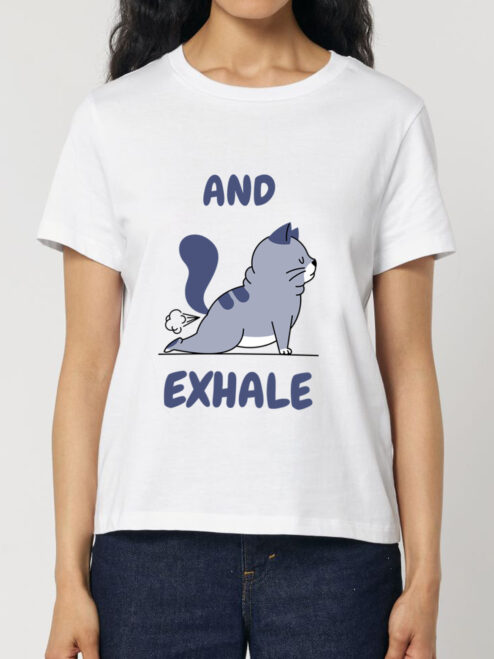 Tricou bumbac organic-And Exhale, Femei