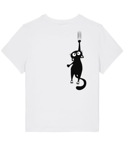 Tricou bumbac organic-Hanging Cat, Femei