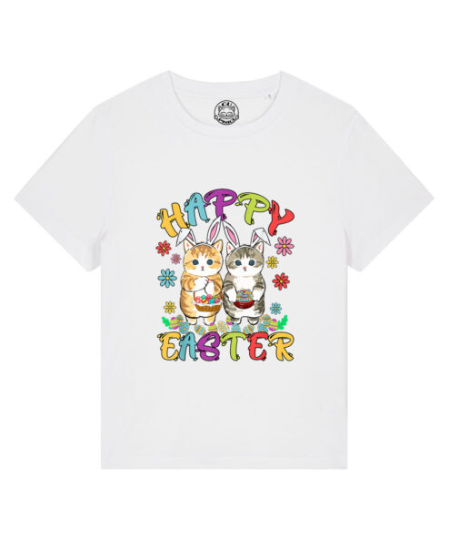 Tricou bumbac organic-Happy Easter, Femei