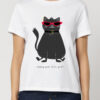 Tricou bumbac organic-Looking good, feline good, Femei