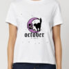 Tricou bumbac organic-October Vibes, Femei