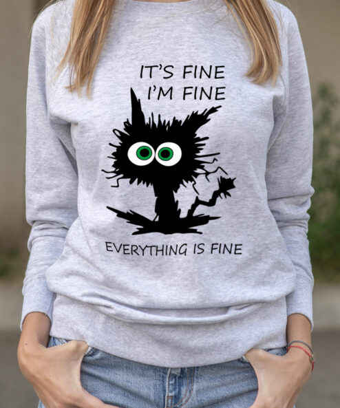 Bluza printata-I'm Fine, Femei