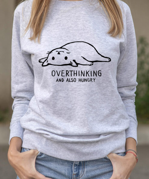 Bluza printata-Overthinking, Femei