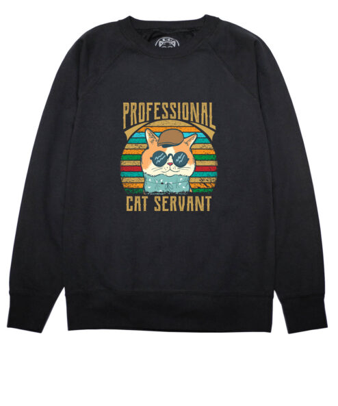 Bluza printata-Professional Cat Servant, Barbati