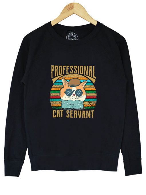 Bluza printata-Professional Cat Servant, Barbati