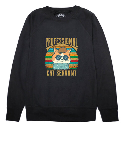 Bluza printata-Professional Cat Servant, Femei