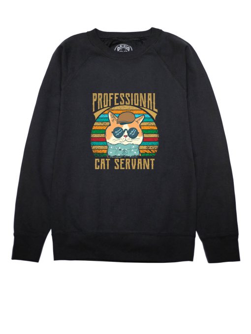 Bluza printata-Professional Cat Servant, Femei