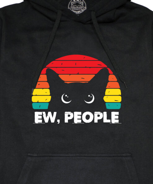 Hanorac printat-Ew People, Unisex