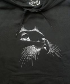 Hanorac printat-Wondering Cat