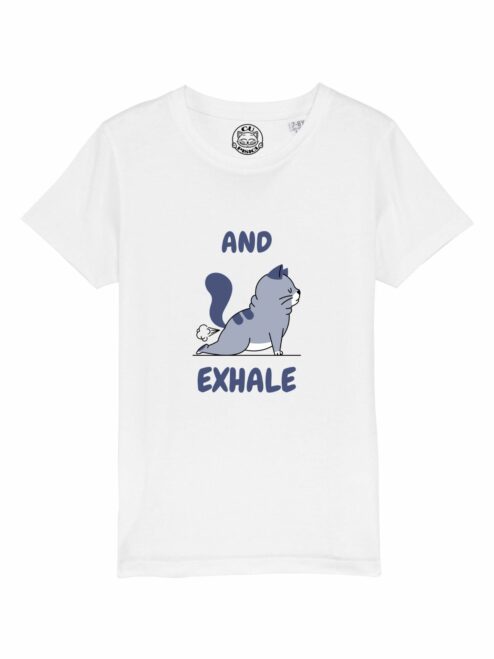 Tricou din bumbac organic Premium-And Exhale