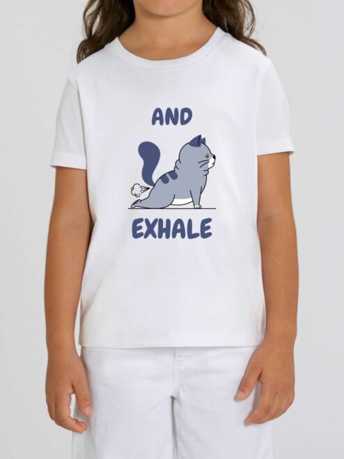 Tricou din bumbac organic Premium-And Exhale