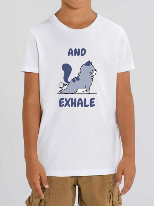 Tricou din bumbac organic Premium-And Exhale