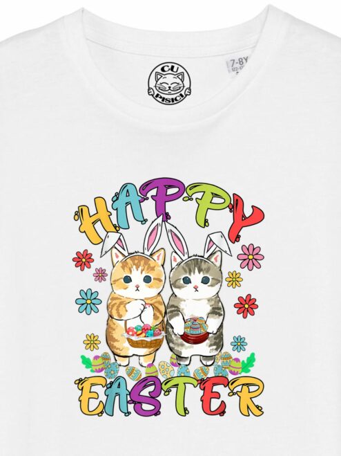 Tricou din bumbac organic Premium-Happy Easter