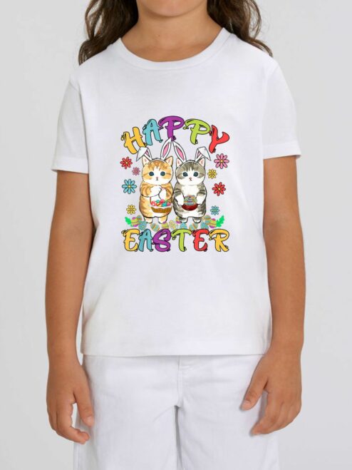 Tricou din bumbac organic Premium-Happy Easter