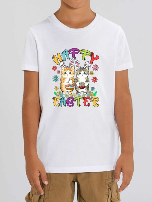 Tricou din bumbac organic Premium-Happy Easter