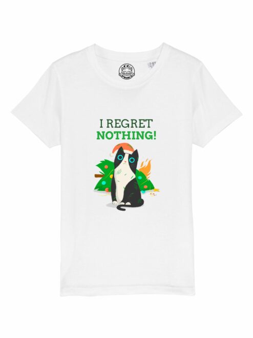 Tricou din bumbac organic Premium-I Regret Nothing