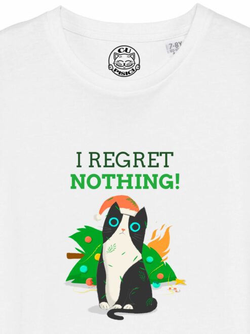 Tricou din bumbac organic Premium-I Regret Nothing