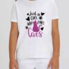 Tricou din bumbac organic Premium-Just a Girl Who Loves Cats