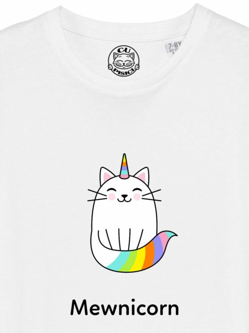 Tricou din bumbac organic Premium-Mewnicorn