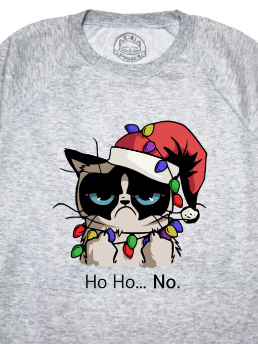 Bluza printata-Christmas Grumpy Cat