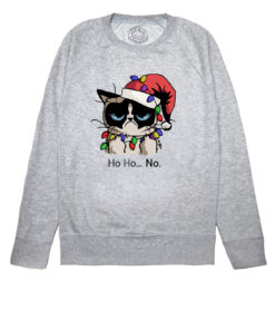 Bluza printata-Christmas Grumpy Cat, Femei