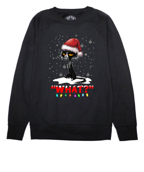 Bluza printata-Grinch Cat, Femei