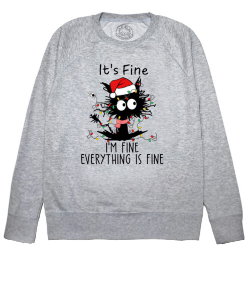 Bluza printata-I’m Fine for Christmas, Barbati