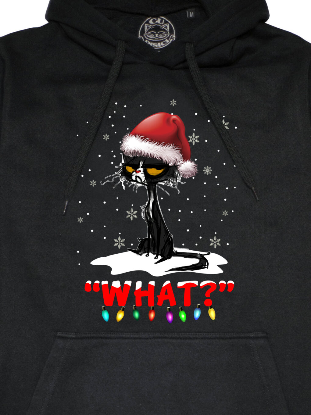 Hanorac printat-Grinch Cat, Unisex