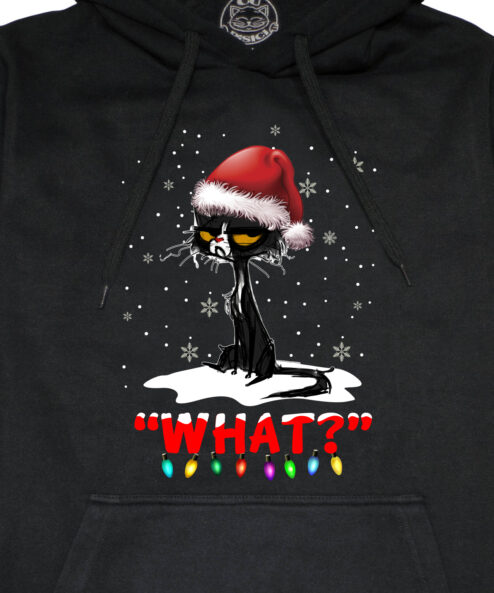 Hanorac printat-Grinch Cat, Unisex