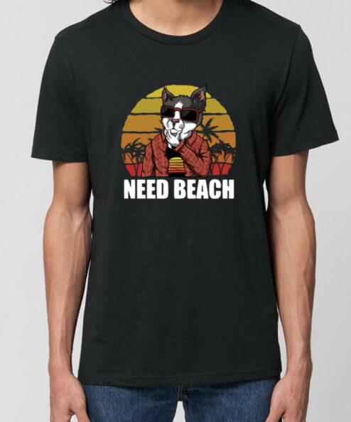 Tricou bumbac organic-Need Beach, Barbati