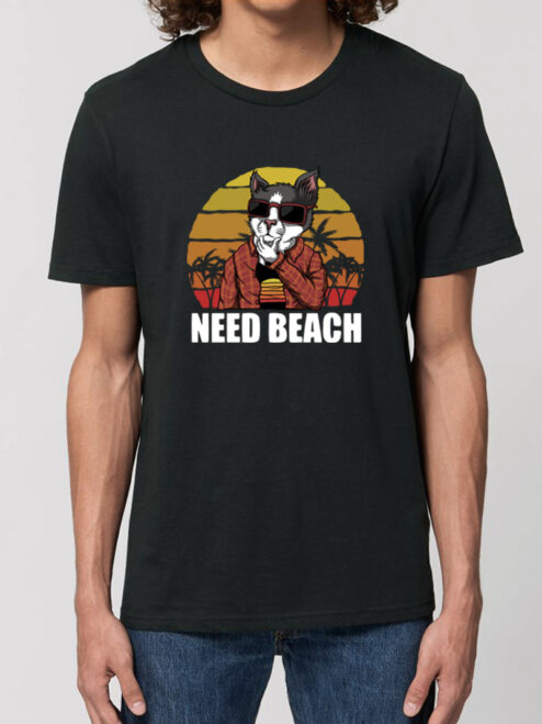 Tricou bumbac organic-Need Beach, Barbati