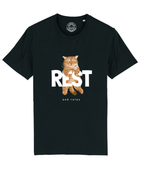 Tricou bumbac organic-Rest and Relax, Barbati