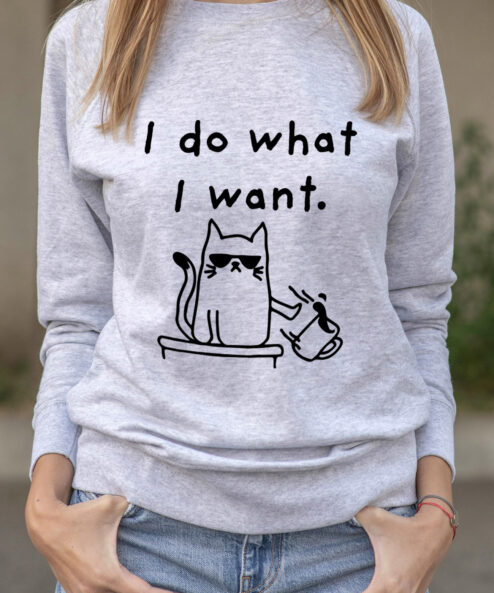 Bluza printata-I Do What I Want, Femei