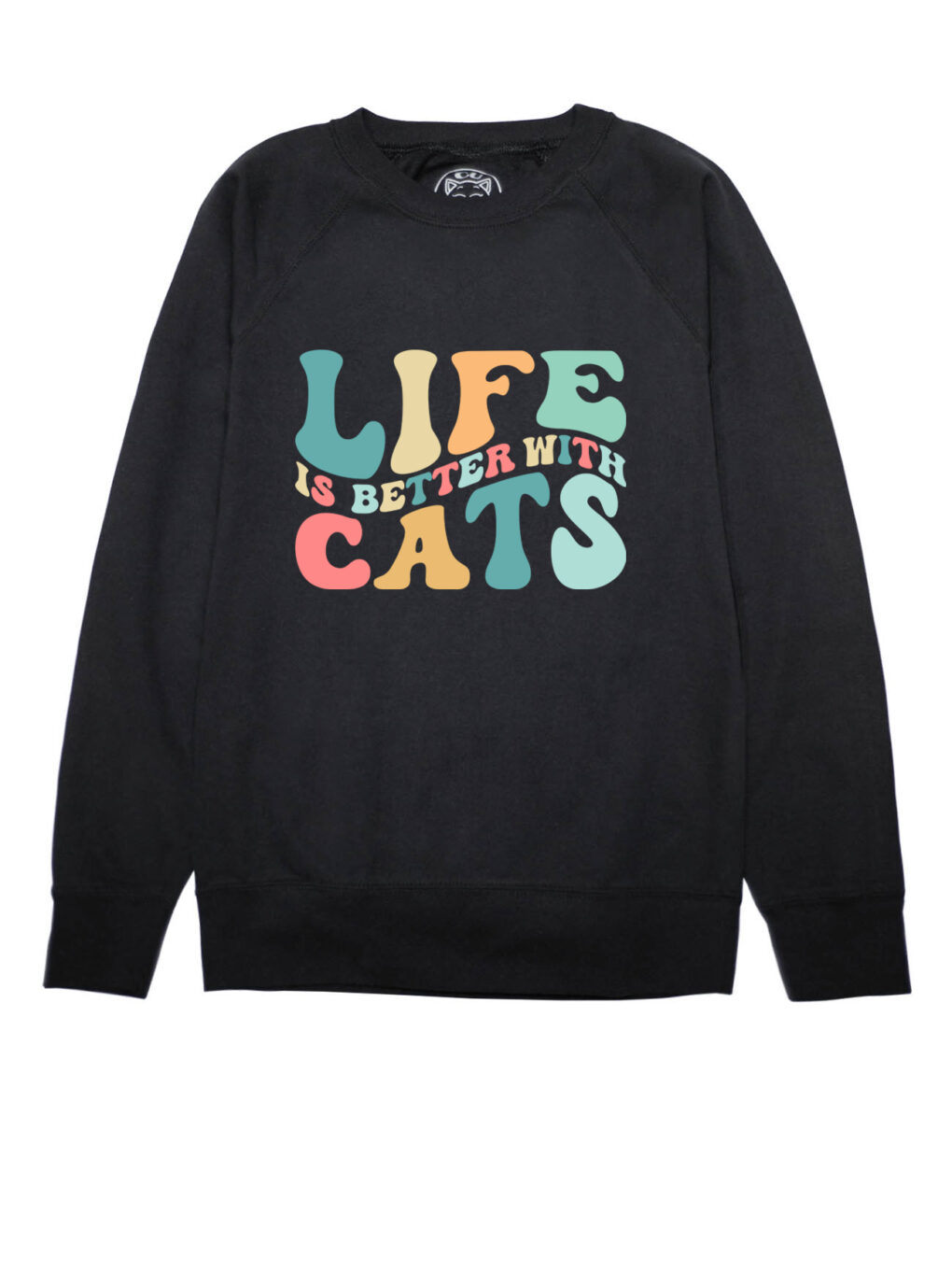 Bluza printata-Life is Better With Cats, Femei