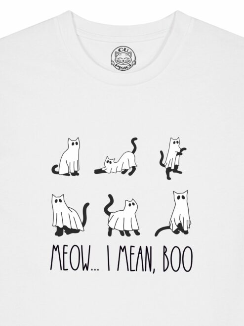 Tricou din bumbac organic Premium-Meow... I Mean Boo, Barbati