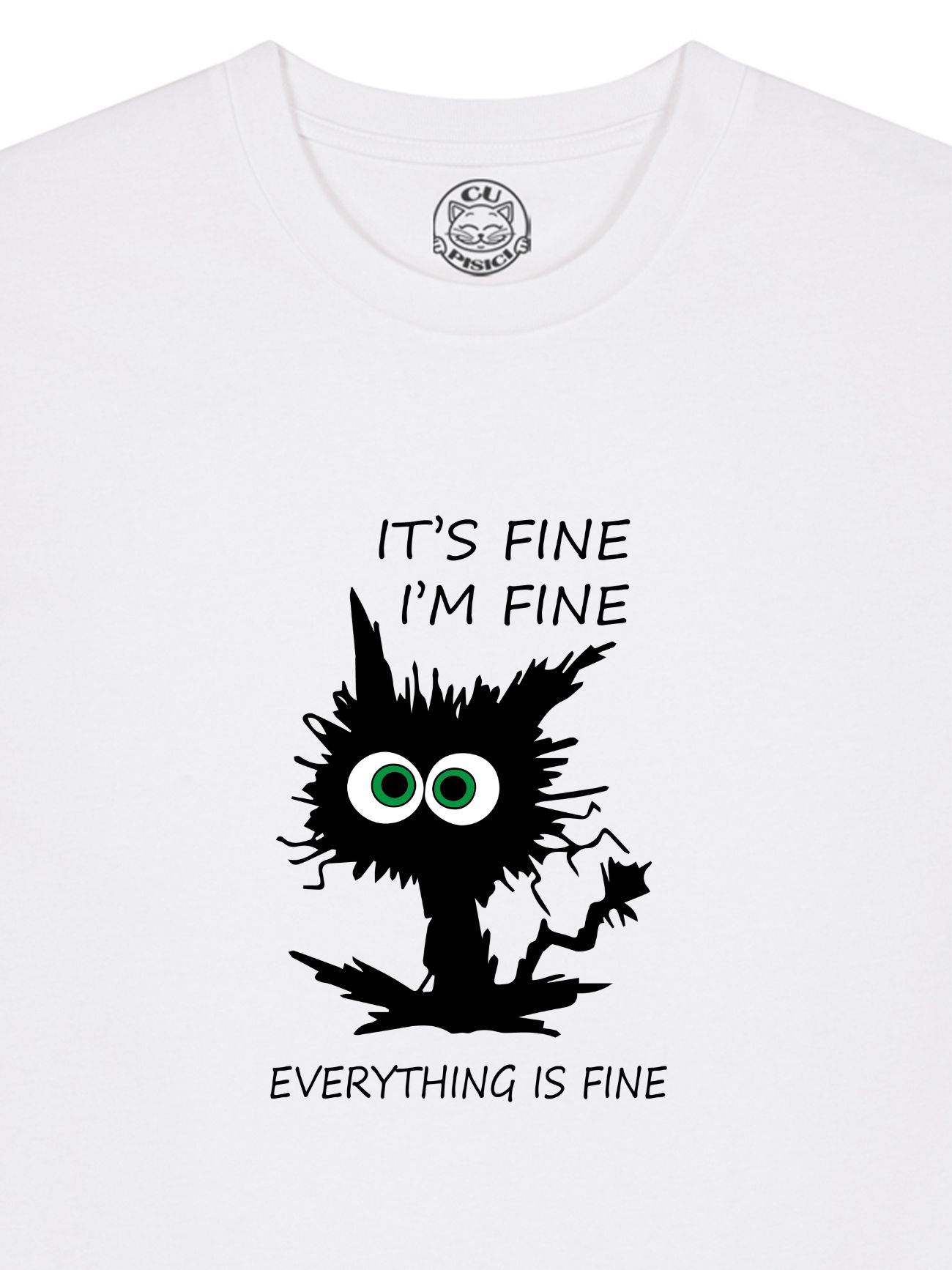 Tricou din bumbac organic Premium-I'm Fine, Barbati