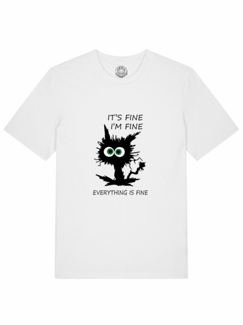 Tricou din bumbac organic Premium-I'm Fine, Barbati