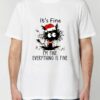 Tricou din bumbac organic Premium-I’m Fine for Christmas, Barbati
