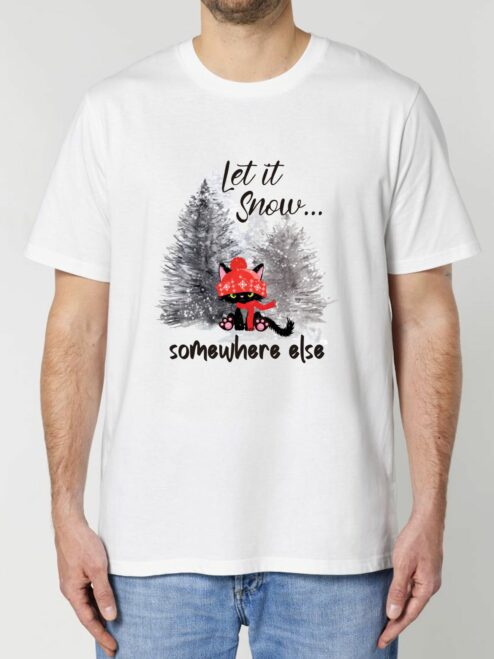 Tricou din bumbac organic Premium-Let it Snow..., Barbati