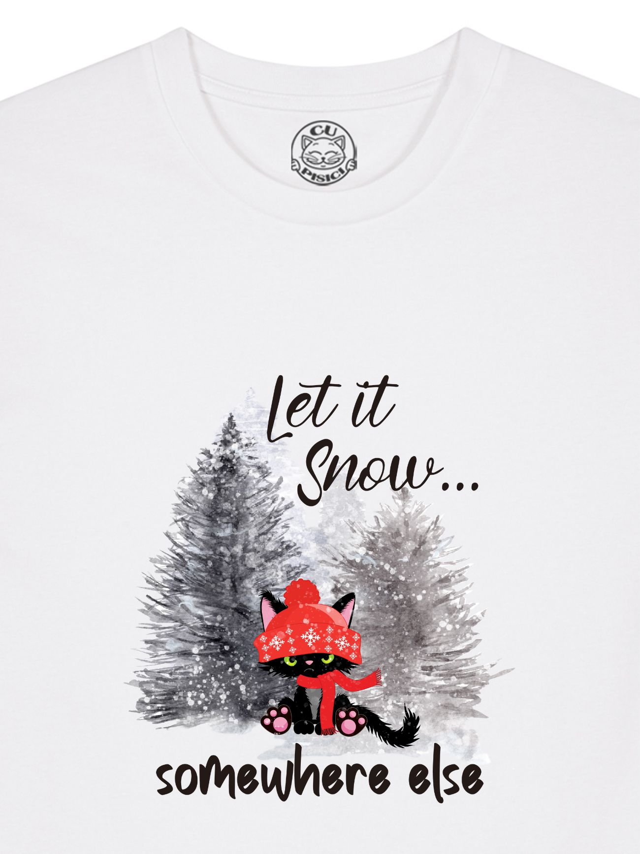Tricou din bumbac organic Premium-Let it Snow..., Barbati