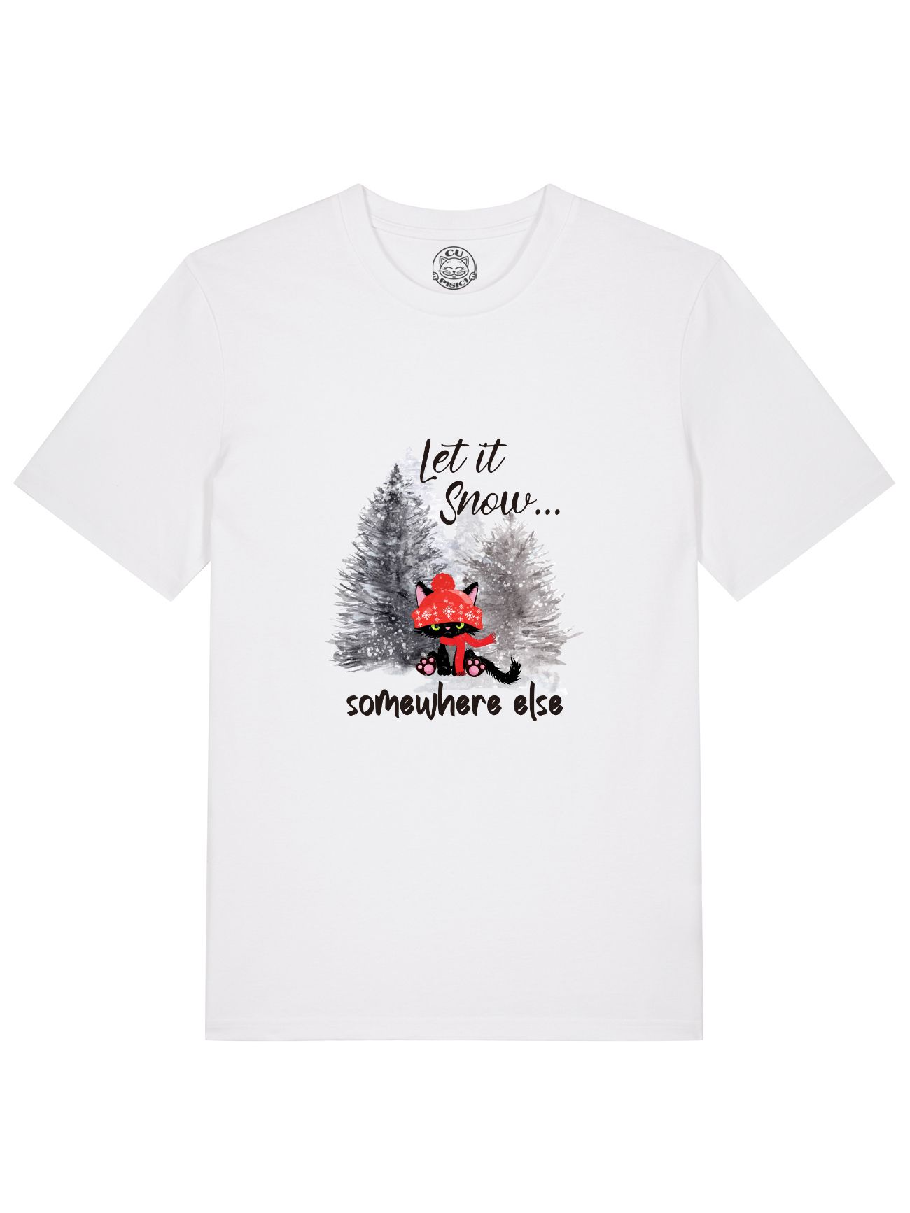 Tricou din bumbac organic Premium-Let it Snow..., Barbati