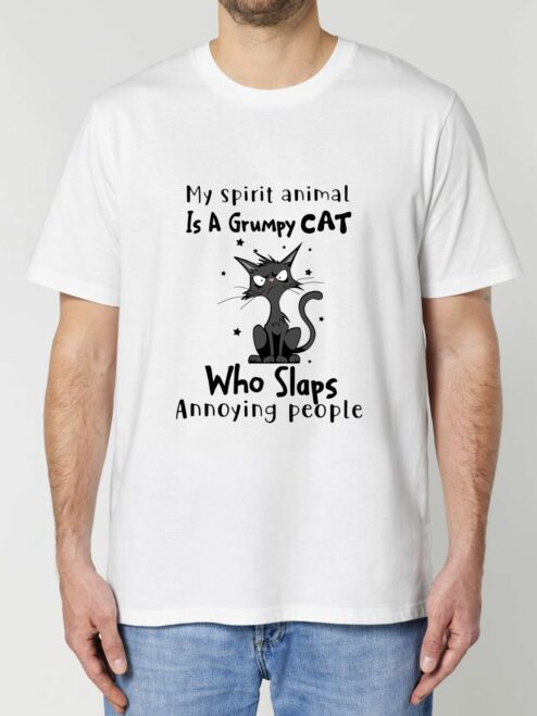 Tricou din bumbac organic Premium-My Spirit Animal, Barbati